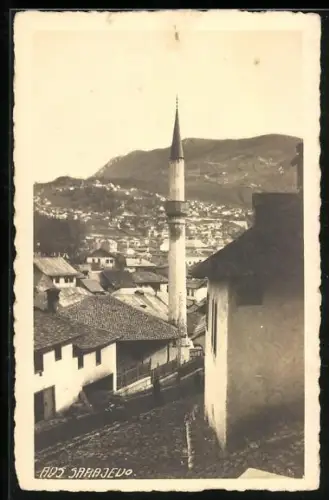 AK Sarajewo, Blick zum Minarett