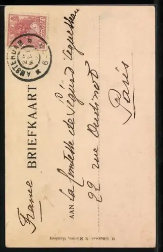 AK Marken, Familie am Ufer