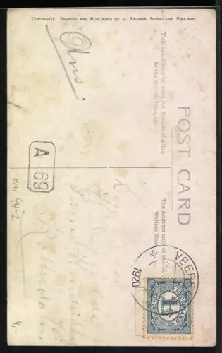 Künstler-AK junger Bursche spielt mit einer Seifenblase