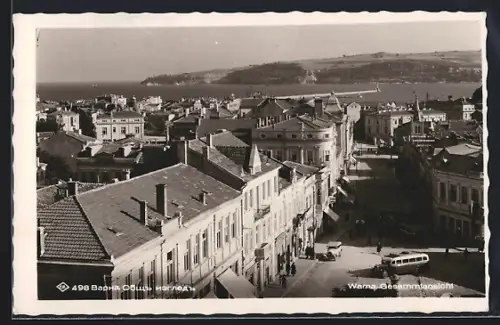 AK Warna, Gesamtansicht mit Wasserblick aus der Vogelschau