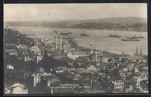AK Constantinople, Vue panoramique de Top Hane, Totalansicht
