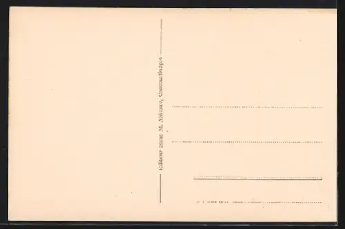 AK Constantinople, Bosphorus, The Mosque of Ortakeuy