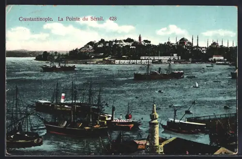 AK Constantinople, La Pointe du Sérail