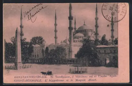 AK Constantinople, L`hippodrome et le Mosquée Ahmet