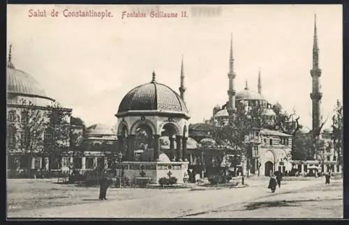 AK Constantinople, Fontaine Guillaume II.
