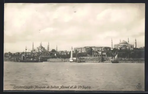 AK Constantinople, Mosquée de Sultan Ahmet et de Ste. Sophia