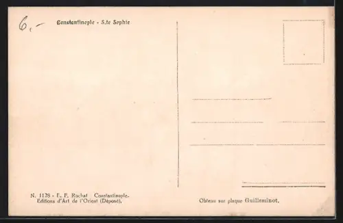 AK Constantinople, Ste. Sophie