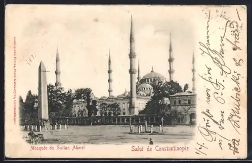 AK Constantinople, Mosquée du Sultan Ahmet