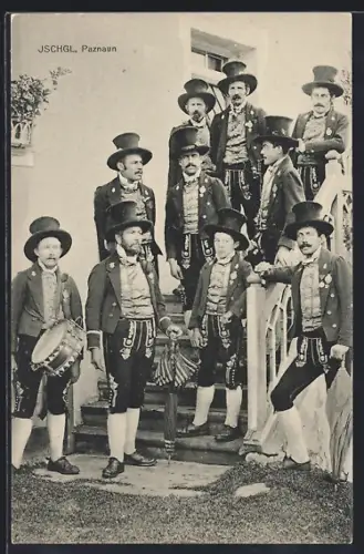 AK Ischgl, Männer in Tracht des Paznaun