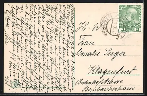 AK Mallnitz, Ansicht vom Gasthof 3 Gemsen