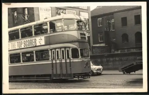 Fotografie W. P. Witherstone, London, englische Strassenbahn der Galsgow Corp. Tramways