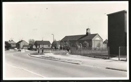 Fotografie Ansicht Churchdown, Blick zur John`s Church von der Innsworth Lane