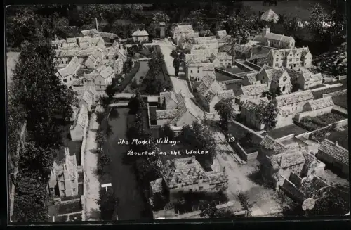 Fotografie Ansicht Bourton-on-the-Water, The Model Village, Miniatur Land, Modell