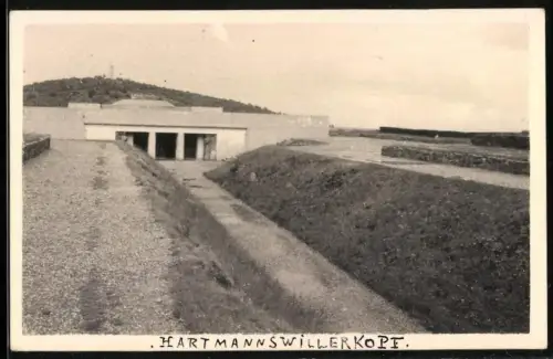 Fotografie Ansicht Hartmannswiller, Soldatenfriedhof Hartmannswillerkopf