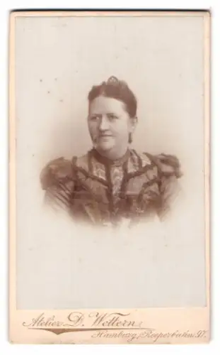 Fotografie D. Wettern, Hamburg, Reeperbahn 21, Porträt einer Frau