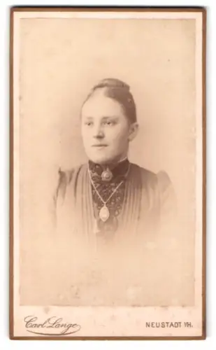 Fotografie Carl Lange, Neustadt i. H., Porträt einer Frau
