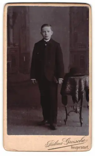 Fotografie Julius Grusche, Neugersdorf, Porträt eines Jungen