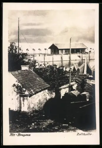 Fotografie unbekannter Fotograf, Ansicht Bregenz, Blick nach der Zollhalle
