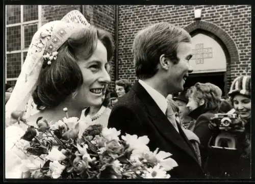 Fotografie Prinzessin Marie Cecilie von Preussen an ihrem Hochzeitstag