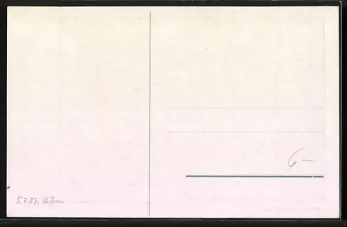 Künstler-AK H. Bahndorf: Weimar / Thür., Partie am Schillerhaus