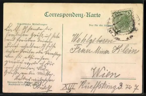 AK Teplitz-Schönau, Teilansicht mit Kirche