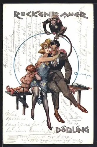 AK Wien-Döbling, Gasthof Rockenbauer in der Nusswaldgasse 5