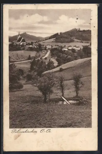 AK Pabneukirchen /O.-Ö., Ortsansicht mit Umgebung