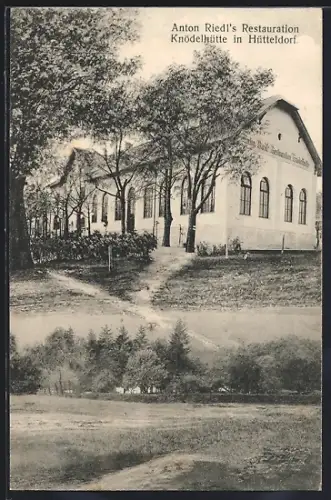 AK Wien-Hütteldorf, Anton Riedl`s Restaurant Knödelhütte