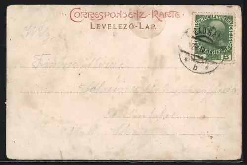 AK Bad Hall, Hauptplatz in der Stadt