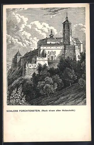 AK Forchtenstein, Blick zum Schloss