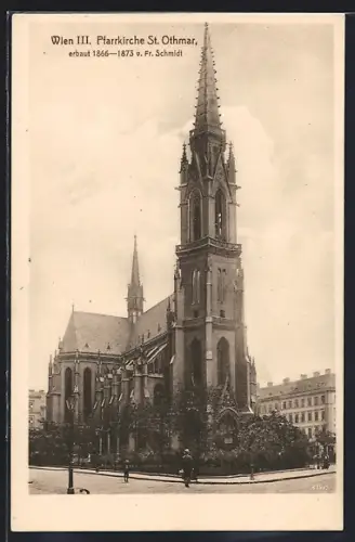 AK Wien, Pfarrkirche St. Othmar, Gesamtansicht