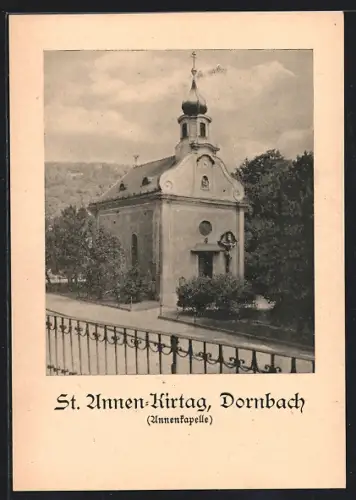AK Wien, Dornbach, Annenkapelle, St. Annen-Kirtag