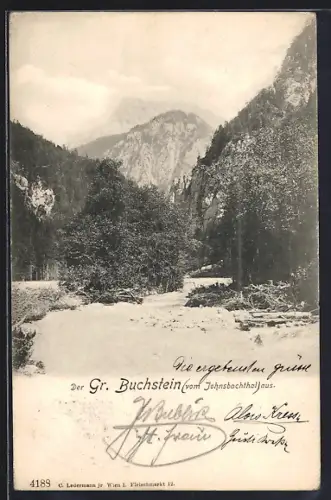 AK Gr. Buchstein, Ansicht vom Johnsbachthal aus