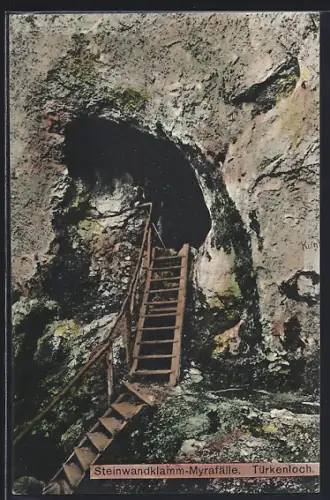 AK Steinwandklamm-Myrafälle, Türkenloch