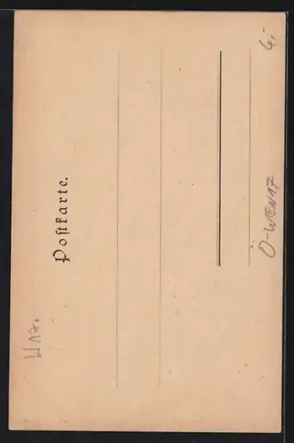 Künstler-AK Philipp + Kramer Nr. XIX / 7: Neuwaldegg, Vorfrühling in Neuwaldegg