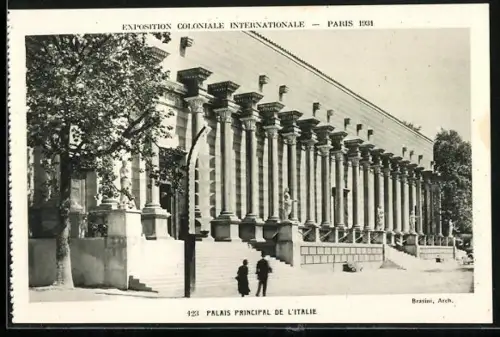 AK Paris, Exposition Coloniale Internationale 1931, Palais Principal de L`Italie