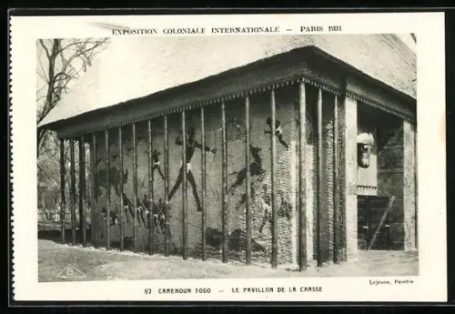 AK Paris, Exposition Coloniale Internationale 1931, Cameroun Togo, Ausstellung