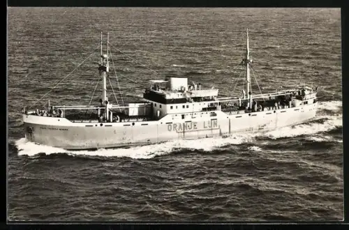 AK Handelsschiff MS Prins Frederik Hendrik in Fahrt