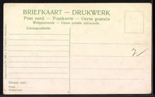 AK Segelschiff Potosi unter vollen Segeln