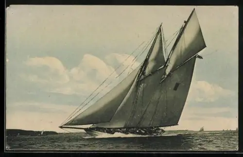 AK SM Yact Meteor in Fahrt