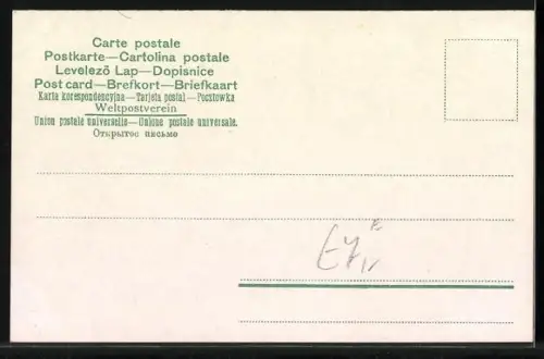 AK S.M. Hohenzollern vor Anker