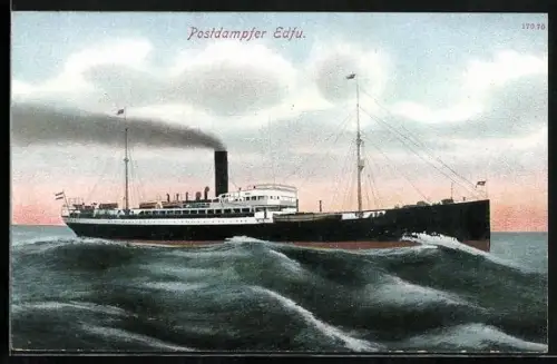 AK Post- und Passagierschiff Edfu in Fahrt