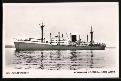 AK MS Weltevreden, Koninklijke Rotterdamsche Lloyd, Handelsschiff