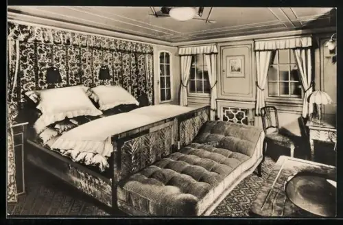 AK Luxus-Kabine des Dampfers New York, Passagierschiff