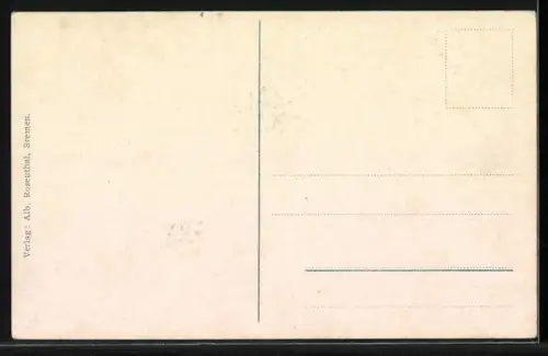 AK Dampfer Bremen am Leuchtturm, Passagierschiff