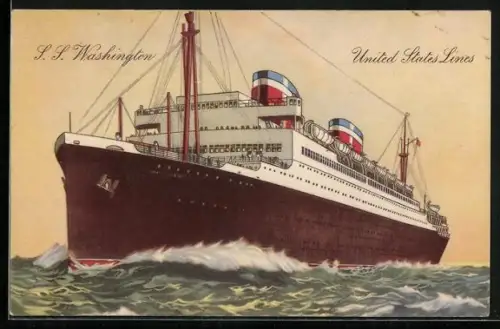 AK Passagierschiff SS Washington der United States Lines