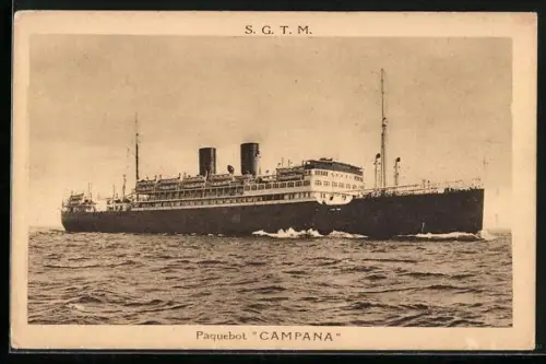AK Passagierschiff Campana in Fahrt