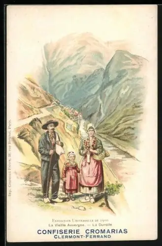 AK Paris, Exposition Universelle de 1900, La Vieille Auvergne, Ausstellung