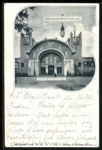 AK Wien, Jubiläums-Ausstellung 1898, Wohlfahrts-Ausstellung