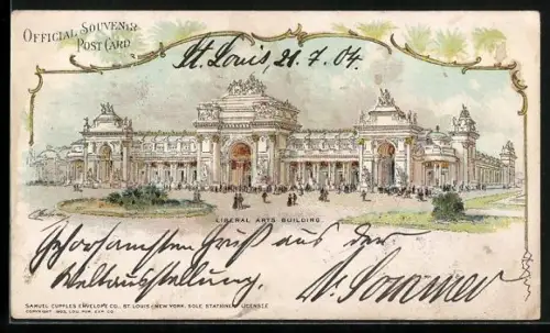 Lithographie St. Louis, Liberal Arts Building